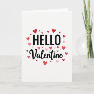 Herzliche Valentinstag-Herzen-Karte Karte