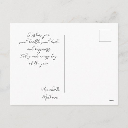 Herzliche Väter und Sohn Tag Postkarte (Rückseite)