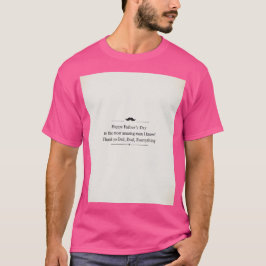 Herzliche Vatertag Doodle Print T-Shirt