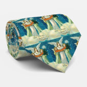 Herzliche Weihnachtsengel Krawatte (Gerollt)