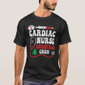 Herzliche Weihnachtsfeier Crew Funny Nurse Herzche T-Shirt (Vorderseite)
