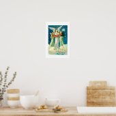 Herzliche Weihnachtsgrüße Poster (Küche)