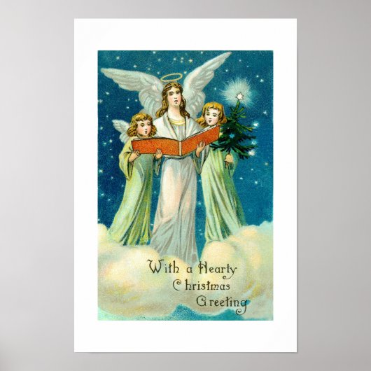 Herzliche Weihnachtsgrüße Poster (Vorne)