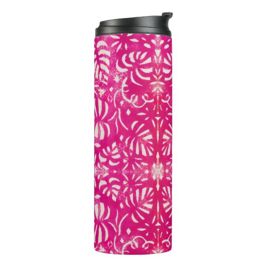 Herzliche Weinrebe Thermosbecher (Nach links gedreht)