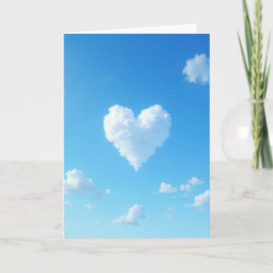 Herzliche Wolkenlandschaftskarte Karte