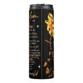 Herzliche Worte der Dankbarkeit Thermosbecher (Rückseite)