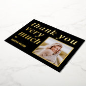 Herzliche Worte flatter FOIL Grad Danke Karte (Gedreht)