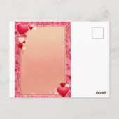 "Herzliche Wünsche - Die perfekte Valentinenkarte" Postkarte (Rückseite)