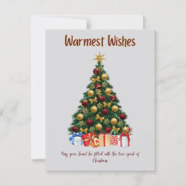 Herzliche Wünsche dieser Weihnachtssaison Feiertagskarte