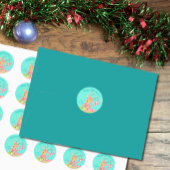 Herzliche Wünsche - personalisierte Aufkleber für