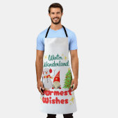 Herzliche Wünsche Schürze (Getragen)