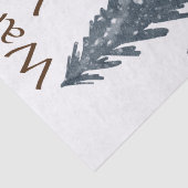 Herzliche Wünsche Skandinavier im Wald Weihnachten Seidenpapier (Detail)