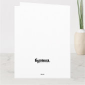 Herzliche Wünsche Teesportkarte Karte (Rückseite)