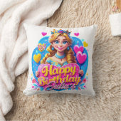 Herzliche Wünsche vom Geburtstag Kissen (Decke)