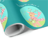 Herzliche Wünsche - Weihnachtsregenpapier Geschenkpapier (Rolleneckpunkt)