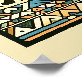 Herzliche Wurzeln: Bohemischer Baum der Liebe Kuns Poster (Ecke)