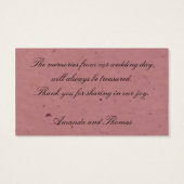 Herzlichen Dank (Rückseite)