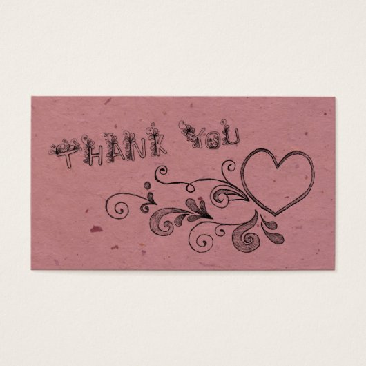 Herzlichen Dank (Vorderseite)