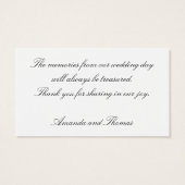 Herzlichen Dank (Rückseite)