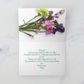 Herzlichen Dank an Bouquet Dankeskarte (Innenseite)