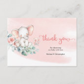 Herzlichen Dank an den Eukalyptuskranz Begleitkarte (Vorderseite)