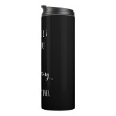 Herzlichen Dank an die beste Sekretärin je Typogra Thermosbecher (Nach rechts gedreht)