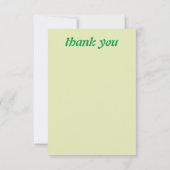 Herzlichen Dank an die Blume Dankeskarte (Rückseite)