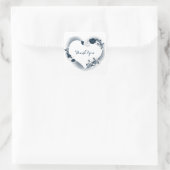 Herzlichen Dank an die Marine Quadratischer Aufkleber (Tasche)