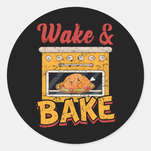 Herzlichen Dank an Drinking Funny Erntedank Turkey Runder Aufkleber (Vorderseite)