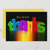 Herzlichen Dank an Ihre Karte (Vorne/Hinten)