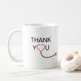 Herzlichen Dank an Stethoscope Kaffeetasse