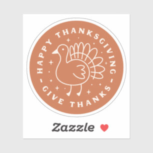 Herzlichen Dank Aufkleber