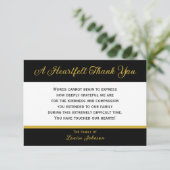 Herzlichen Dank Dankeskarte (Stehend Vorderseite)
