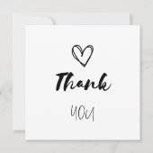 Herzlichen Dank Dankeskarte (Vorderseite)