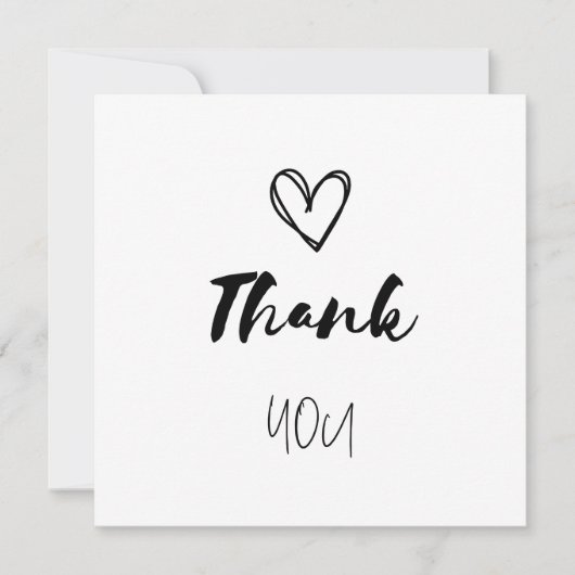 Herzlichen Dank Dankeskarte (Vorderseite)