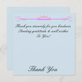 Herzlichen Dank Dankeskarte (Vorne/Hinten)