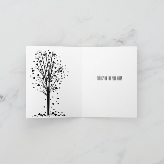 Herzlichen Dank Dankeskarte (Innenseite)