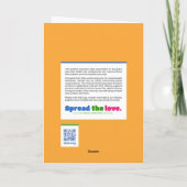 Herzlichen Dank Dankeskarte (Rückseite)