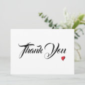 Herzlichen Dank Dankeskarte (Stehend Vorderseite)