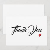 Herzlichen Dank Dankeskarte (Vorne/Hinten)