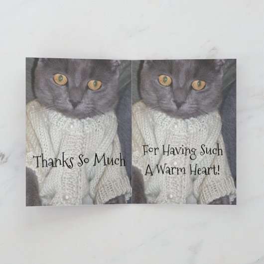 Herzlichen Dank Dankeskarte (Innenseite)