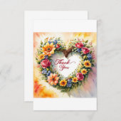 Herzlichen Dank! Dankeskarte (Vorne/Hinten)