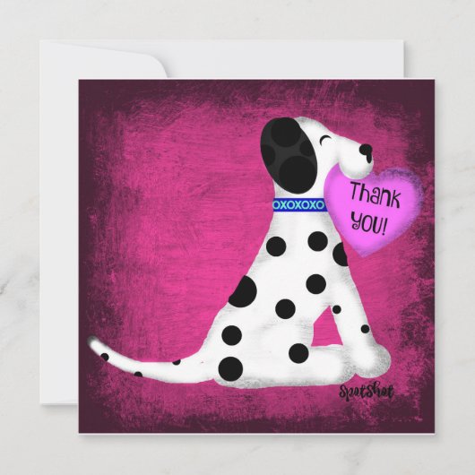 Herzlichen Dank Dankeskarte (Vorderseite)