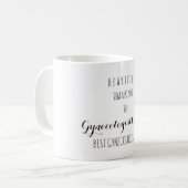 Herzlichen Dank, dass Sie der beste Gynäkologe all Kaffeetasse (Vorderseite Links)