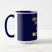 Herzlichen Dank, dass Sie jemals Typografie bester Tasse (Links)