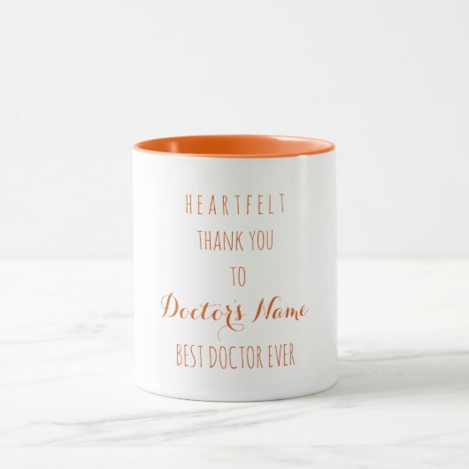 Herzlichen Dank, dass Sie jemals Typografie bester Tasse (Zentrum)