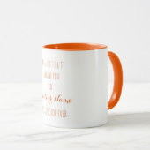 Herzlichen Dank, dass Sie jemals Typografie bester Tasse (VorderseiteRechts)