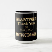 Herzlichen Dank, dass Sie jemals Typografie bester Tasse (Zentrum)