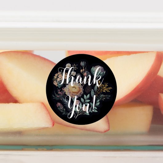 Herzlichen Dank Etiketten (Befestigt)