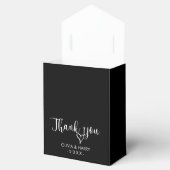 Herzlichen Dank, Floral Gastgeschenk Hochzeit Box  Geschenkschachtel (Geöffnet)